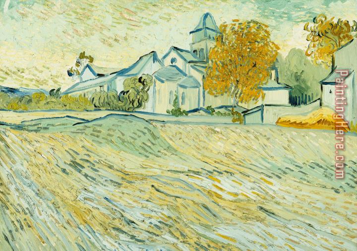 Vincent van Gogh View Of Asylum And Saint-remy Chapel